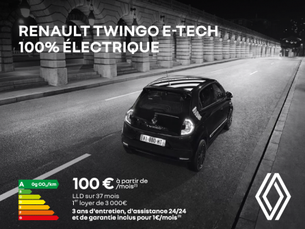 Renault Twingo E-Tech à partir de 100€/mois