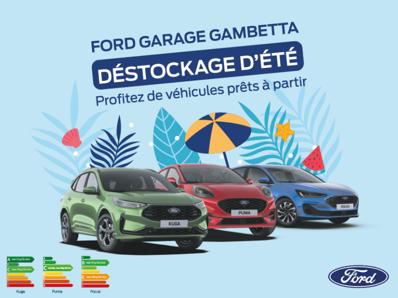 Les offres d'été chez FORD